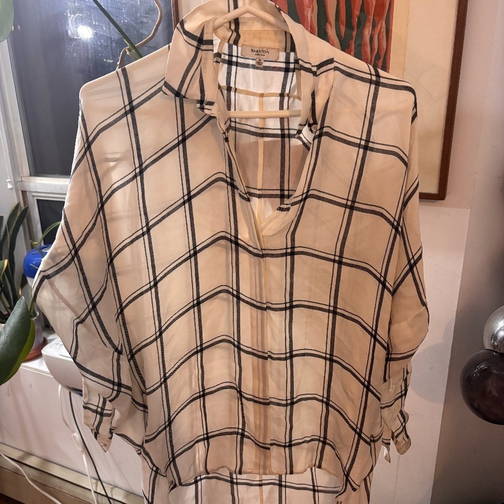 Oversized Aritzia Wilfred shirt + read description